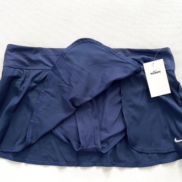 Nike Nessa391 Swim Boardskirt Bottom Skort Navy - Picture 3 of 4